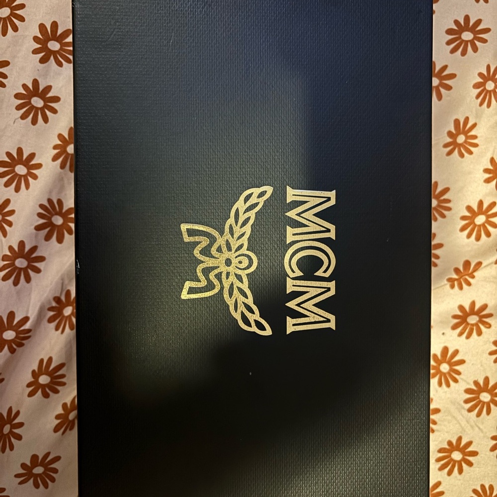 MCM Black Box with Gold Accents